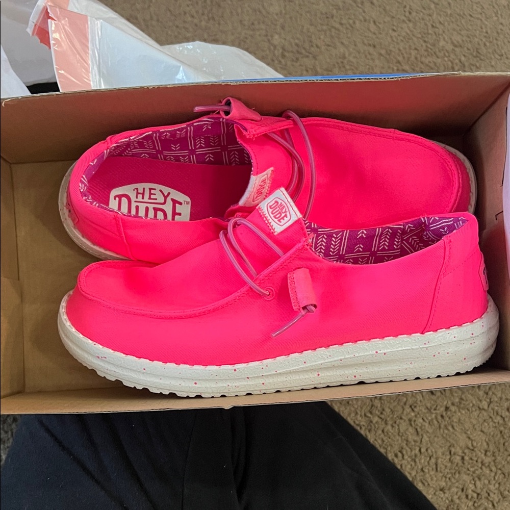 Hey Dude Bright Pink Casual Shoes